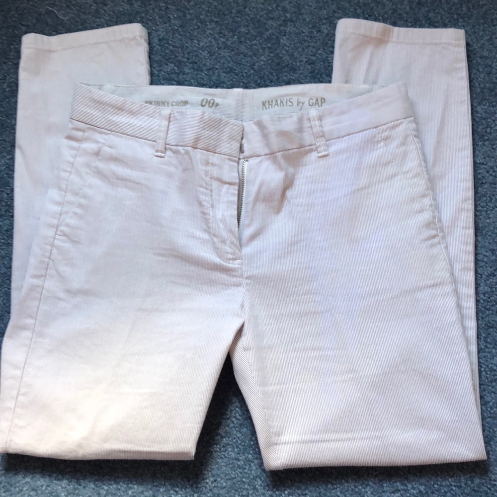 Gap skinny crop khakis